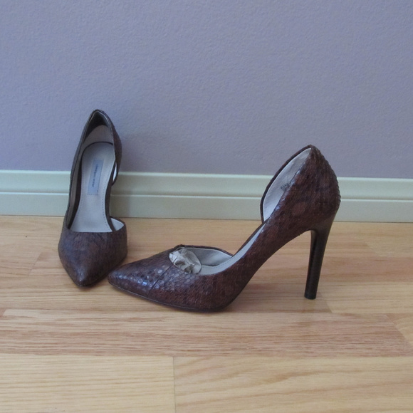 Snake All-leather pumps D’Orsay - Picture 3 of 8